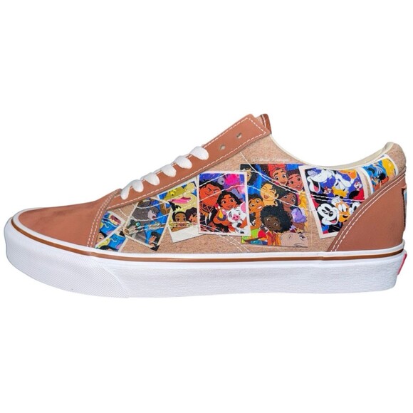 Vans x Disney Mens 100th Scrapbook Old Skool Skate Sneakers Mens 11.5 Womens 13 main image 4
